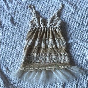 Cutest Cream Crochet Dress!